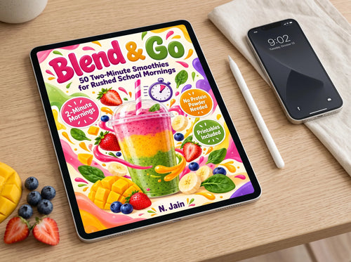 Blend & Go: 50 Kids Smoothie Recipes & Make-Ahead Freezer Pack Guide