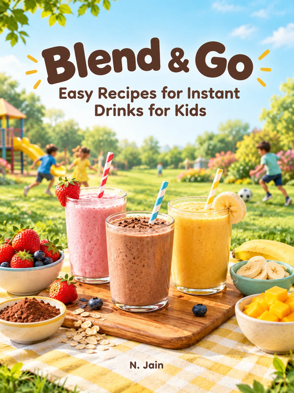 Mom blending healthy kid smoothie in 2 minutes